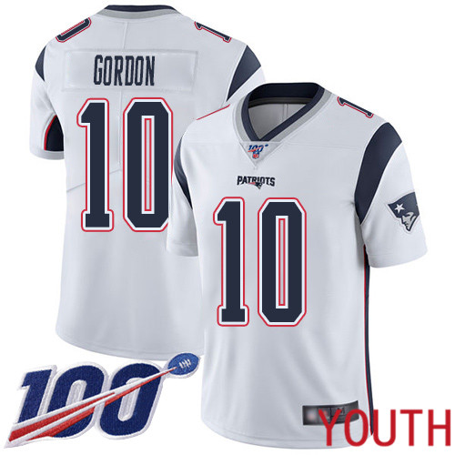 New England Patriots Football #10 Vapor Untouchable 100th Season Limited White Youth Josh Gordon Road NFL Jersey->women nfl jersey->Women Jersey